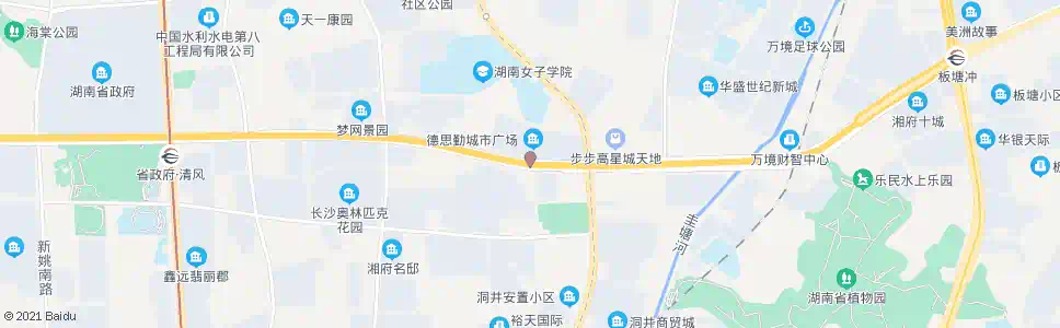 长沙高升村_公交站地图_长沙公交_妙搜公交查询2025
