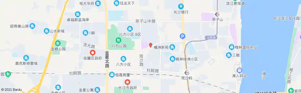 长沙岳华路口_公交站地图_长沙公交_妙搜公交查询2025