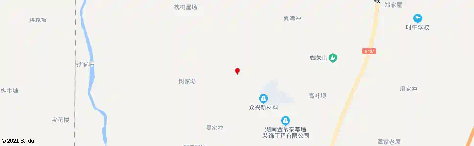 长沙彭家坳_公交站地图_长沙公交_妙搜公交查询2025