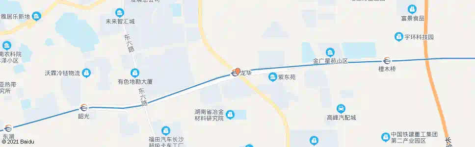 长沙人民东路黄兴大道口_公交站地图_长沙公交_妙搜公交查询2025