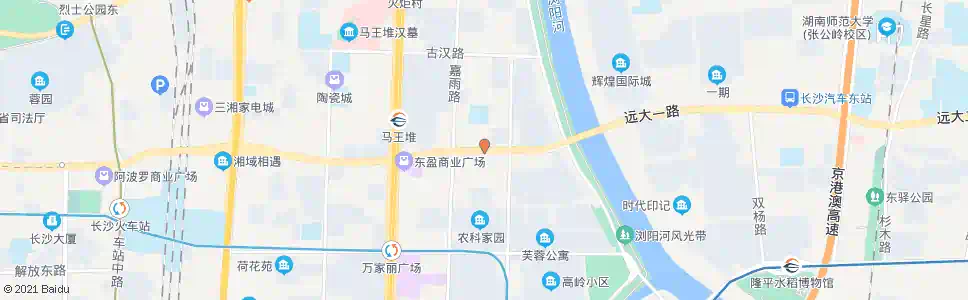 长沙远大路古曲路口_公交站地图_长沙公交_妙搜公交查询2025