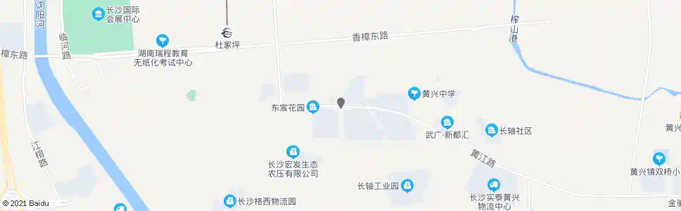长沙蓝田村部_公交站地图_长沙公交_妙搜公交查询2025