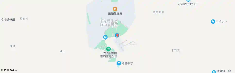 长沙千龙湖度假中心_公交站地图_长沙公交_妙搜公交查询2025
