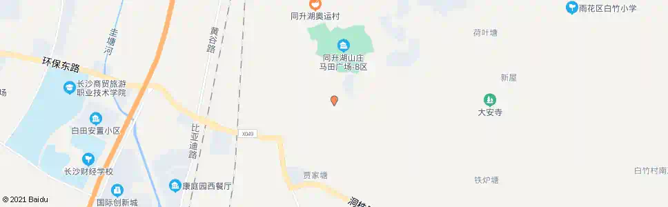 长沙同升村_公交站地图_长沙公交_妙搜公交查询2025