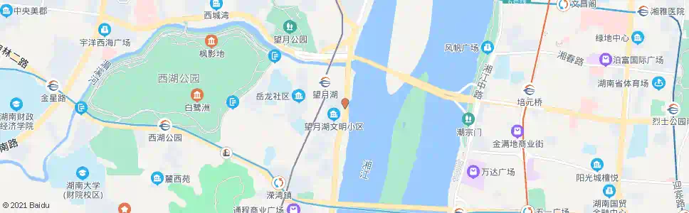 长沙望月湖小区_公交站地图_长沙公交_妙搜公交查询2025