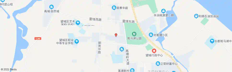 长沙望城步行街_公交站地图_长沙公交_妙搜公交查询2025