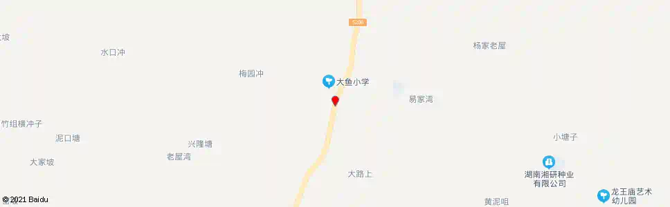 长沙大鱼塘西_公交站地图_长沙公交_妙搜公交查询2025