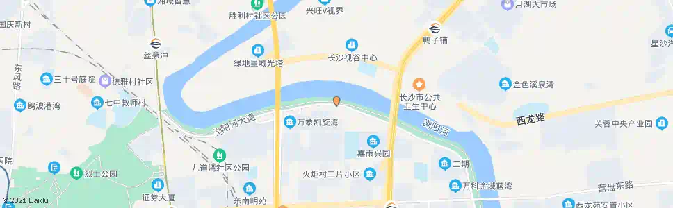 长沙浏阳河大道王家湖路口_公交站地图_长沙公交_妙搜公交查询2025