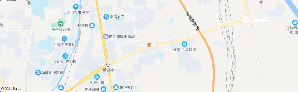 长沙广电产业园_公交站地图_长沙公交_妙搜公交查询2025