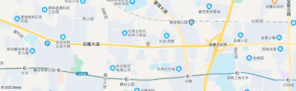 长沙省少管所_公交站地图_长沙公交_妙搜公交查询2025