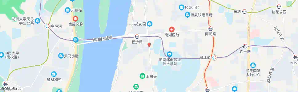 长沙天心一中_公交站地图_长沙公交_妙搜公交查询2025