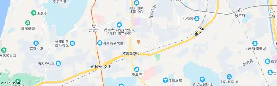 长沙桔园小区_公交站地图_长沙公交_妙搜公交查询2025