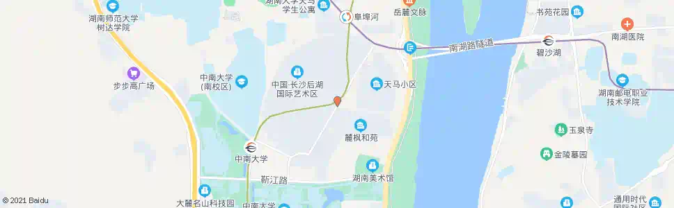 长沙唐家洲_公交站地图_长沙公交_妙搜公交查询2025