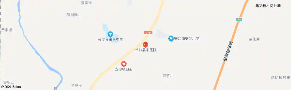 长沙县中医院_公交站地图_长沙公交_妙搜公交查询2025