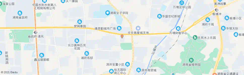 长沙银丰公司_公交站地图_长沙公交_妙搜公交查询2025