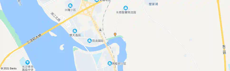 长沙楚家湖_公交站地图_长沙公交_妙搜公交查询2025