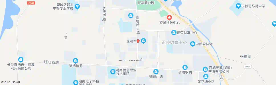 长沙莲湖重建地招呼站_公交站地图_长沙公交_妙搜公交查询2025