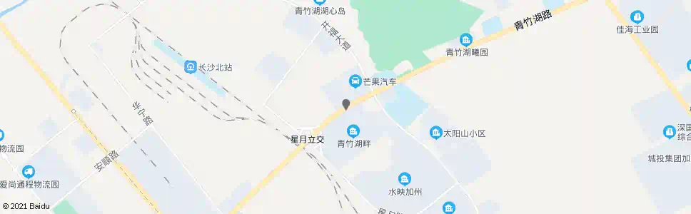 长沙湖畔小区_公交站地图_长沙公交_妙搜公交查询2025