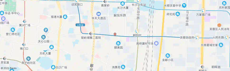 长沙曙光路口_公交站地图_长沙公交_妙搜公交查询2025