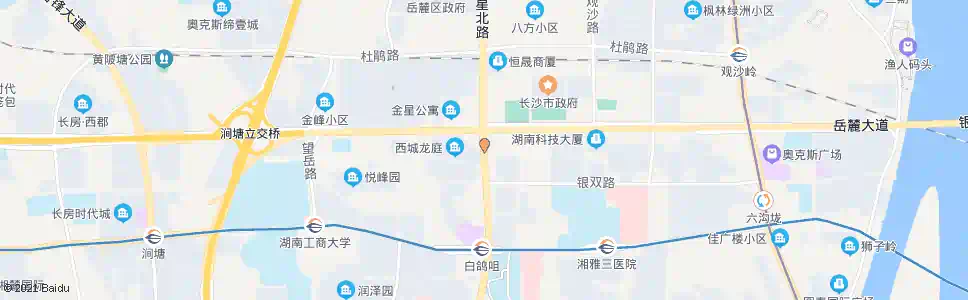 长沙卫技新村_公交站地图_长沙公交_妙搜公交查询2025