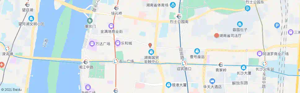 长沙建湘路口_公交站地图_长沙公交_妙搜公交查询2025
