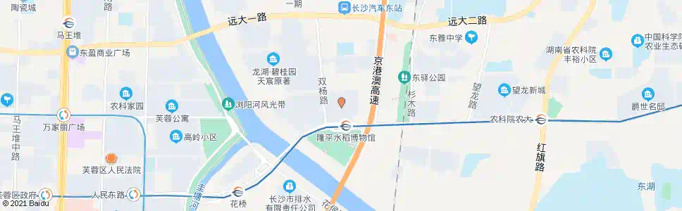 长沙湘东建材市场_公交站地图_长沙公交_妙搜公交查询2025
