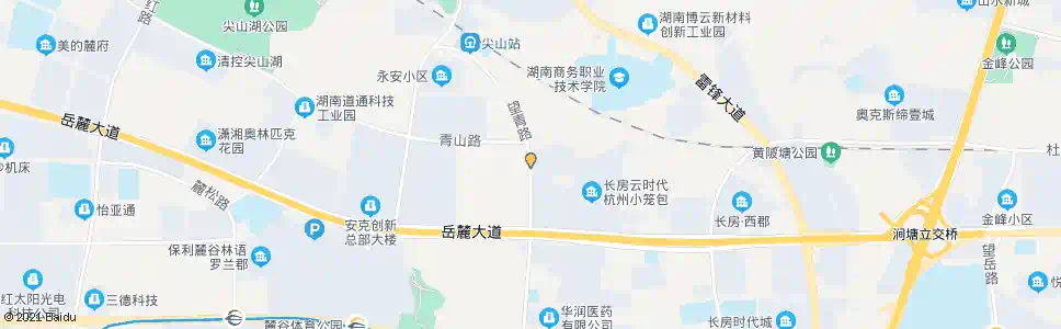 长沙望青路岳麓大道口_公交站地图_长沙公交_妙搜公交查询2025
