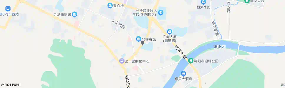长沙浏阳一中北校门_公交站地图_长沙公交_妙搜公交查询2025