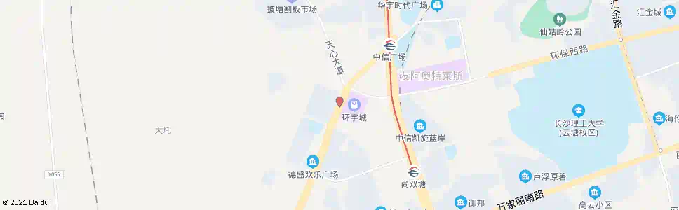 长沙大托铺(机场口)_公交站地图_长沙公交_妙搜公交查询2025
