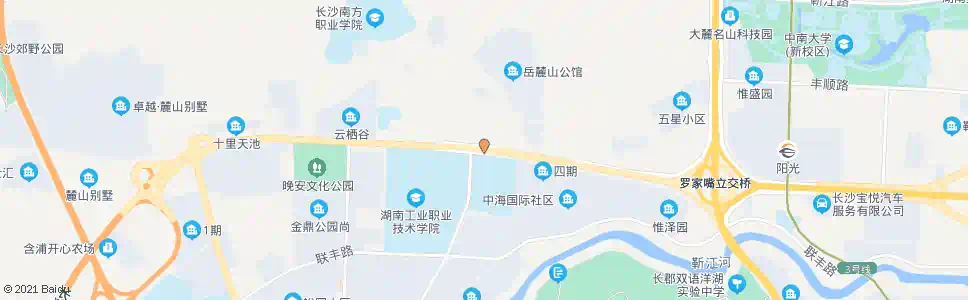 长沙云栖路含浦大道口_公交站地图_长沙公交_妙搜公交查询2025