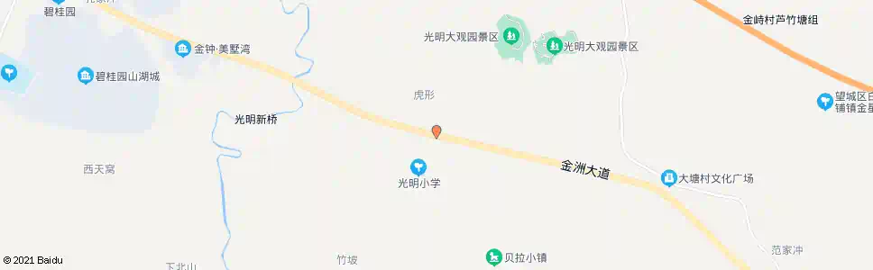 长沙光明村幼儿园_公交站地图_长沙公交_妙搜公交查询2025