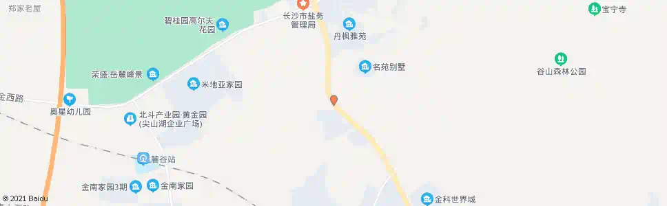 长沙尖山村北_公交站地图_长沙公交_妙搜公交查询2025