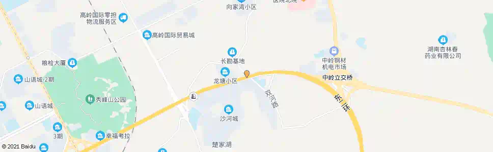 长沙楚家湖公园_公交站地图_长沙公交_妙搜公交查询2025