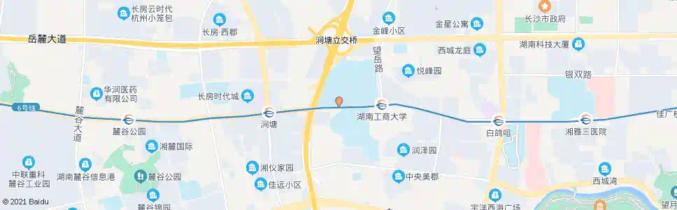 长沙商学院南门_公交站地图_长沙公交_妙搜公交查询2025