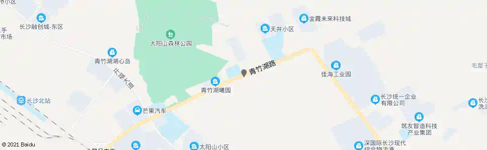 长沙太阳星城_公交站地图_长沙公交_妙搜公交查询2025