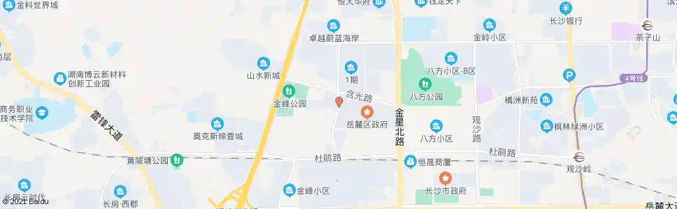 长沙谷丰路含光路口_公交站地图_长沙公交_妙搜公交查询2025