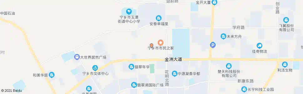 长沙玉潭镇政府(北)_公交站地图_长沙公交_妙搜公交查询2025