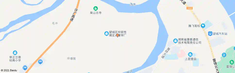 长沙团山湖_公交站地图_长沙公交_妙搜公交查询2025