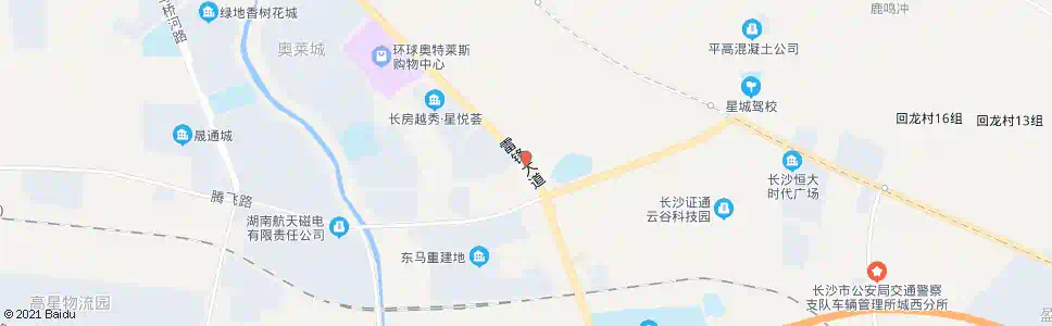 长沙金星路口北_公交站地图_长沙公交_妙搜公交查询2025