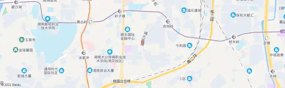 长沙曙光南路口_公交站地图_长沙公交_妙搜公交查询2025