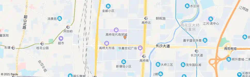 长沙农副产品大市场_公交站地图_长沙公交_妙搜公交查询2025
