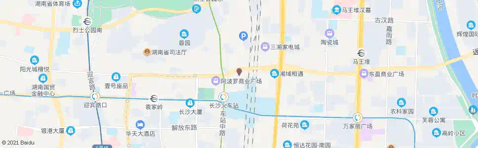长沙五里牌(远大路)_公交站地图_长沙公交_妙搜公交查询2025