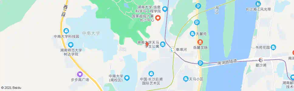 长沙湖南艺术学校_公交站地图_长沙公交_妙搜公交查询2025