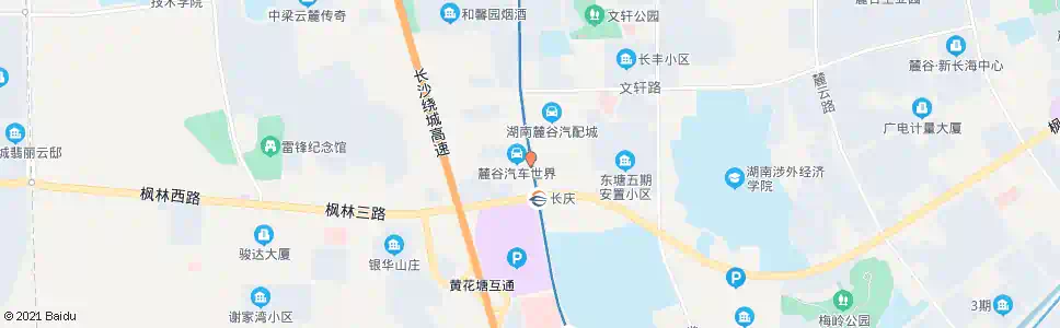 长沙东方红路枫林路口_公交站地图_长沙公交_妙搜公交查询2025