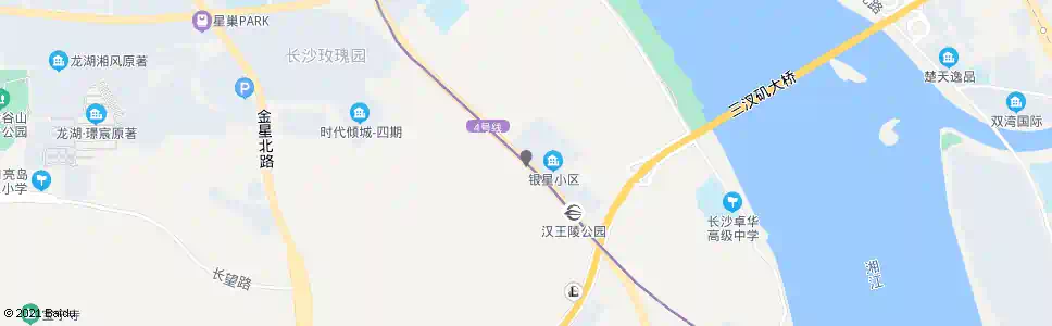 长沙银星小区北_公交站地图_长沙公交_妙搜公交查询2025