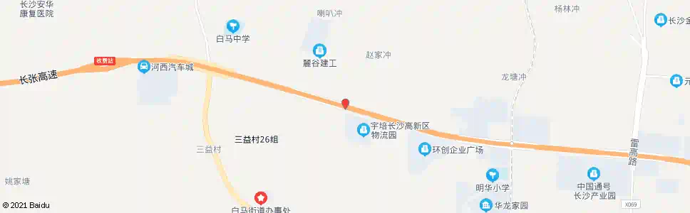 长沙许龙路口_公交站地图_长沙公交_妙搜公交查询2025
