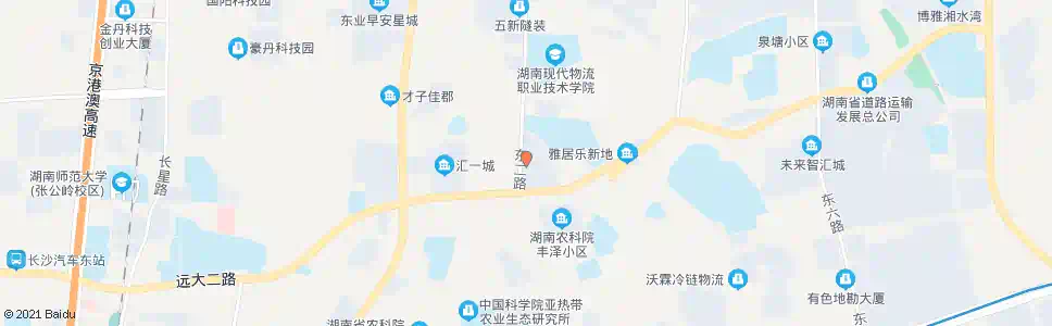 长沙华龙机械_公交站地图_长沙公交_妙搜公交查询2025