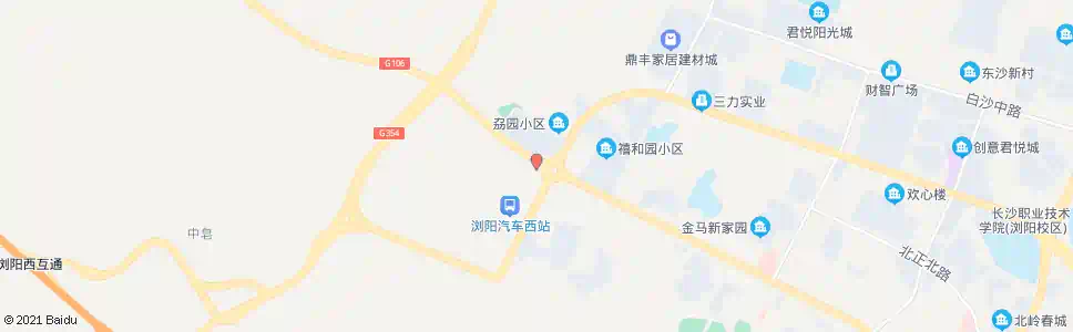 长沙花炮广场站_公交站地图_长沙公交_妙搜公交查询2025