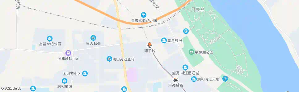 长沙罐子岭_公交站地图_长沙公交_妙搜公交查询2025
