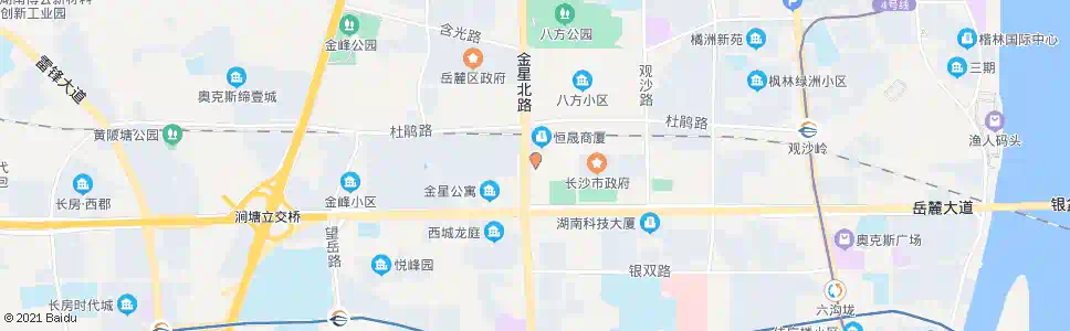 长沙行政中心_公交站地图_长沙公交_妙搜公交查询2025